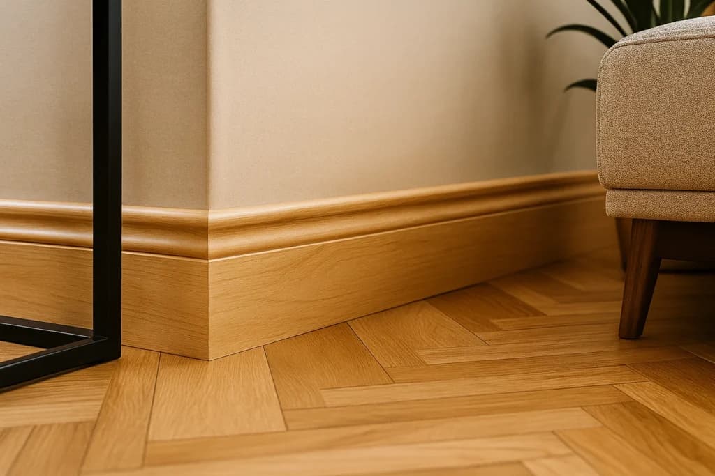 Instalação de Rodapés - Serviço de restauração de piso de madeira Carvalho Piso Floor