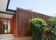 Brise de madeira para fachadas Carvalho Piso Floor