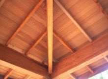 Forro de madeira ripado Carvalho Piso Floor