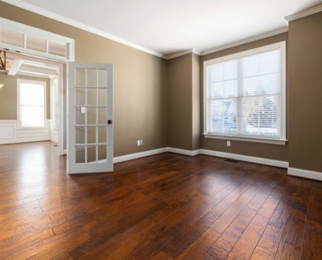 Detalhe do encaixe clic do piso laminado