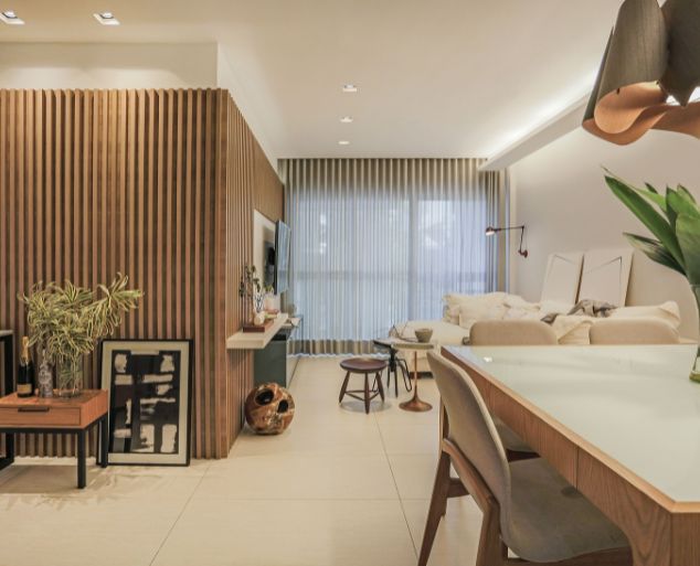 Deck de madeira cumaru instalado em área externa